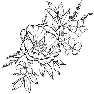 Blume Tattoo - Semi-Permanent Tattoos by inkbox ™ Floral tat
