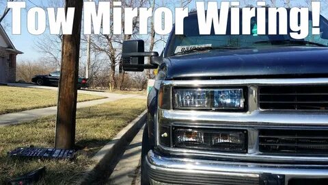 Tow Mirror Wiring 88-98 OBS Chevy/GMC - YouTube