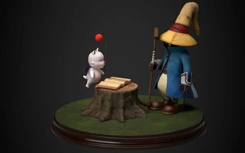 ArtStation - Vivi and moogle