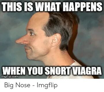 THIS IS WHAT HAPPENS WHEN YOU SNORTVIAGRA Imgflipcom Big Nos