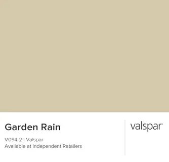 Garden Rain Valspar, Perfect paint color, Color chip