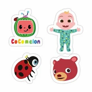 Cocomelon Characters Sticker by ubantee Crear invitaciones d