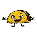 Taco Cartoon Vector Art, Icons, and Graphics for Free Downlo