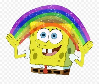 Spongebob - Meme Spongebob Squarepants Imagination Emoji,Spo