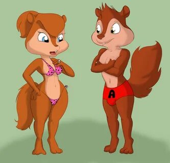 Brittany and Alvin Anthro by arrowsorroworton23 -- Fur Affin