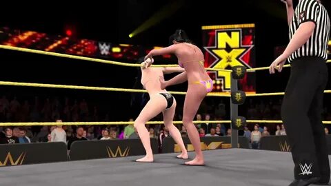 WWE 2K16_Paige vs Bayley_NXT Women's Championship Bikini mat