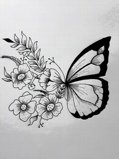 #butterfly doodle Butterfly art drawing, Art drawings sketch