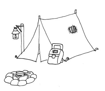 Camping Coloring Pages 100 Pictures Free Printable