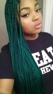 New Trendy Dark Green Teal Green Box Braids 5pcs 500g/lot Sy