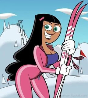 Paulina Holding Ski Board