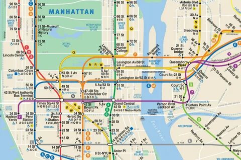 Nyc Subway Map - railwaystays.com