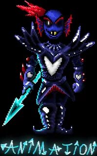 Undyne the Undying Colour Sprite by magicofgames.deviantart.