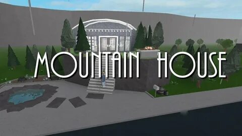 BLOXBURG Mountain house 77k - YouTube