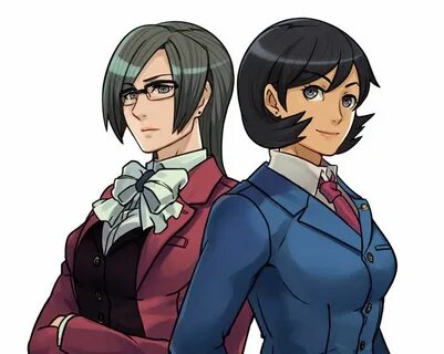 Miss Attorneys by ROSEL-D------ Phoenix Wright and miles edg