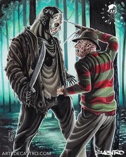 Freddy vs Jason And My Favorite Art Supplies Horror movie fa