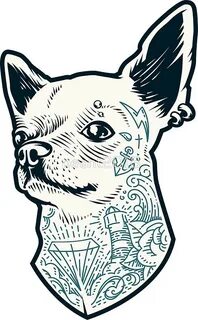 Chihuahua Line Drawing at GetDrawings Free download