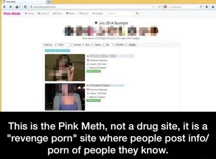 Pink Meth Revenge Porn Website Sex Pictures Pass