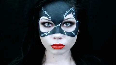 CATWOMAN MASK MAKEUP - HALLOWEEN COSTUME TUTORIAL *REQUESTED