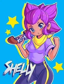 Shelly Brawl Stars by https://www.deviantart.com/starhsama o