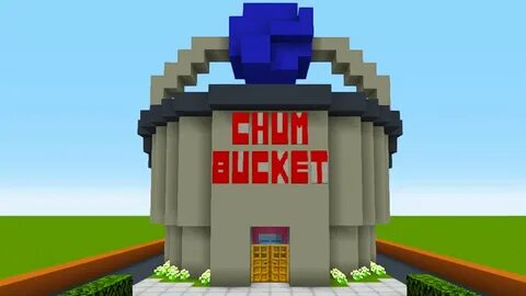 Minecraft Tutorial: How To Make The Chum Bucket "2021 City B