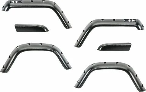 Quadratec 6" Pocket Style Fender Flares for 76-86 Jeep CJ-5 