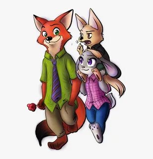 Judy Nick And Finnick, HD Png Download - kindpng