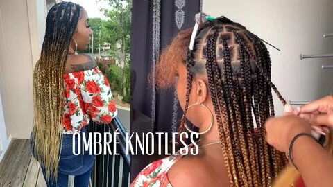 THE BEST OMBRÉ KNOTLESS BRAIDS 1b 27 613 extended length - Y