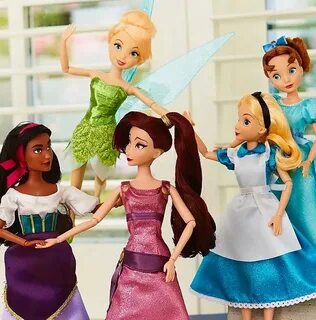 New Classic Disney Store dolls: Esmeralda, Megara, Alice, We
