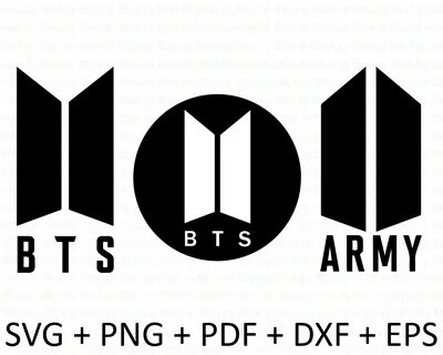 Buy Bts Army Logo Bundle - 3 Designs - Svg Png Pdf Dxf Eps -