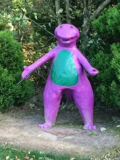 Barney the Dinosaur at Storybook Glen Cha Cha Real Smooth Kn