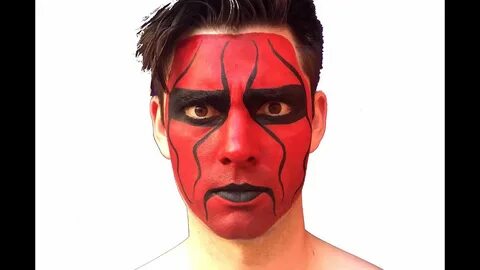 Wolf Pack Sting Facepaint Tutorial - WCW, WWE, TNA - YouTube