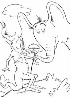 Horton Hears A Who Is Delight Meeting Jane Kangaroo Coloring