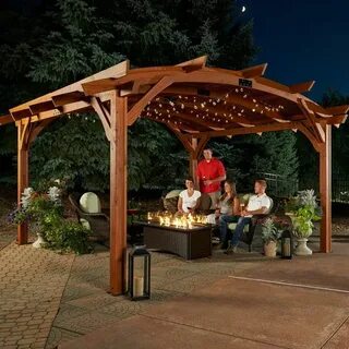 Sonoma 12 Ft. W x 16 Ft. D Wood Pergola Wood pergola, Pergol