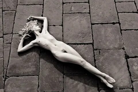 Joceline - nude on flag stones Artistic Nude Photo by photog