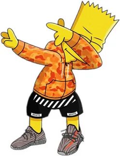 Bart Dab Supreme Simpson Gang Trap Swag Fresh Simpsons - Hyp