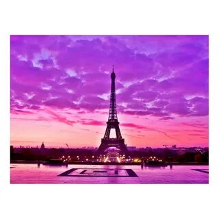 Eiffel Tower in sunset DIY Painting By Numbers Art Oil Pictu