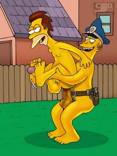 Simpsons cartoon lovers enjoy hot gay footjob - Just Cartoon Dicks.