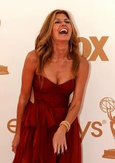 Connie Britton showing huge cleavage at 63rd Primetime Emmy 