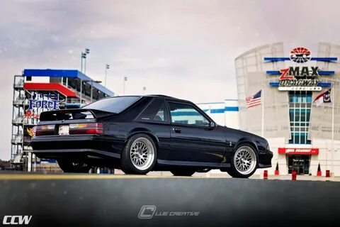 Black Ford Mustang Foxbody - CCW Twisted Classic Forged Whee