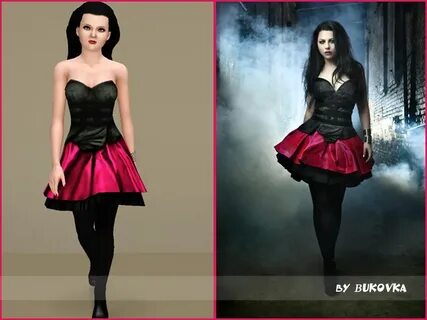 The Sims Resource - Dress Amy Lee 1