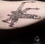Sargento fã favorito X-wing lutador tatuagem padrão (1)