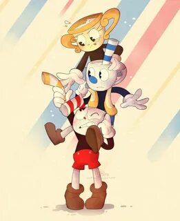 Cute!!! Cuphead and Mugman and Ms Chalice Overwatch wallpape