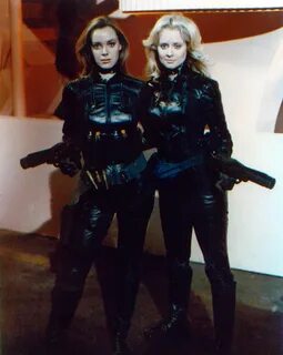Anne Lockhart and Laurette Spang in Battlestar Galactica - 1