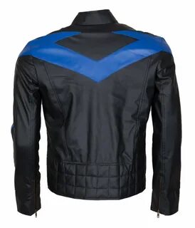 Man Bat Nightwing Leather Jacket - US Leather Mart