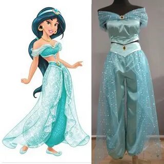 Aladdin Jasmine Princess cosplay costume Adult Halloween Cos