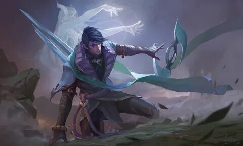 ArtStation - Aphelios, Song Nan Li Lol league of legends, Le