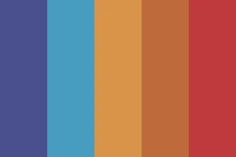 80s colors Color Palette