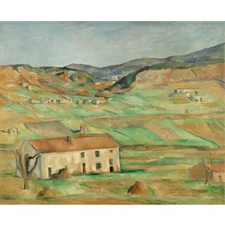 Paul Cézanne Environs de Gardanne (1886) MutualArt