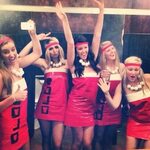 Red solo cups #Halloween #costume #redsolocup #ducttape #dre