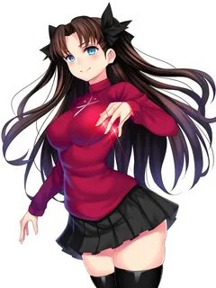 Safebooru - 1girl beeyan black hair black legwear black skir